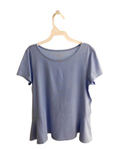LILLY PULITZER LT BLUE KNIT SS SHIRT