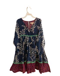 PINK CHICKEN NAVY FLORAL DRESS