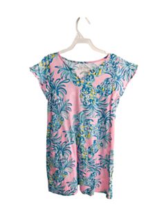 LILLY PULITZER PINK PRINTED DESIGN COVER UP