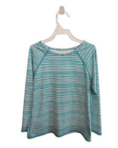 GARNET HILL  BLUE  STRIPED  RASH GUARD
