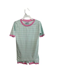 LAKE PAJAMAS MINT STRIPED LOUNGEWEAR
