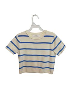 ZARA  WHITE  STRIPED  SWEATER