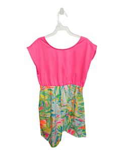 LILLY PULITZER HOT PINK PRINTED DESIGN DRESS