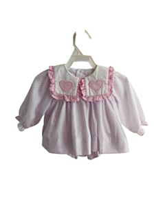 CECIL & LOU  PINK PIQUE POLKA DOT  2-PIECE OUTFIT