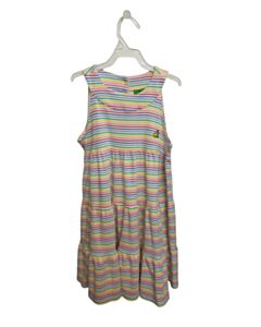 MASTERS MULTI-COLOR STRIPED KNIT DRESS
