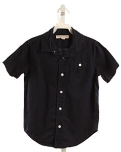 HOPE & HENRY  NAVY LINEN   DRESS SHIRT