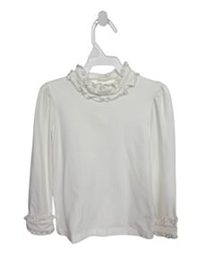 LULU BEBE WHITE KNIT LS SHIRT