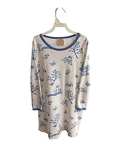 THE BEAUFORT BONNET COMPANY  BLUE   PRINTED DESIGN KNIT DRESS