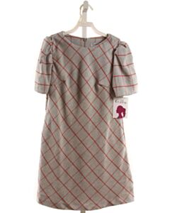 GABBY  GRAY  WINDOWPANE  DRESS