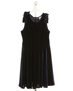 FLORENCE EISEMAN  BLUE VELVET  PARTY DRESS