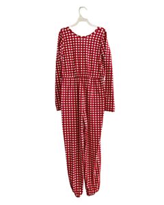 HANNA ANDERSSON RED WINDOWPANE KNIT ROMPER