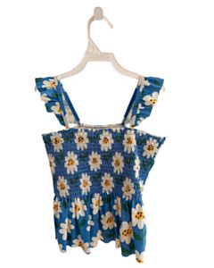 HANNA ANDERSSON BLUE FLORAL RASH GUARD