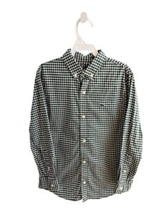 VINEYARD VINES GREEN GINGHAM DRESS SHIRT