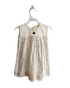 LITTLE COTTON CLOTHES  WHITE  FLORAL  DRESS