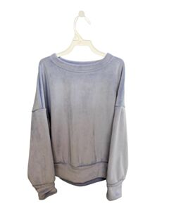 ATHLETA GIRL LAVENDER VELOUR PULLOVER