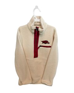 SUMMIT SPORTSWEAR  CREAM   APPLIQUED PULLOVER