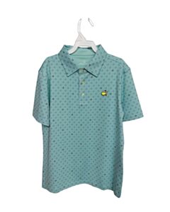 MASTERS  AQUA   PRINTED DESIGN DRESS SHIRT