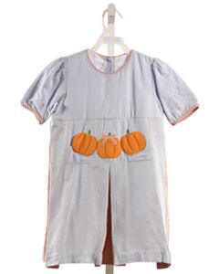 DONDOLO  CHAMBRAY   APPLIQUED DRESS