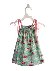 BELLA BLISS  GREEN  FLORAL  SLEEVELESS SHIRT