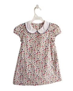CPC MULTI-COLOR FLORAL DRESS WITH RIC RAC