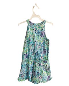 LILLY PULITZER BLUE FLORAL ROMPER