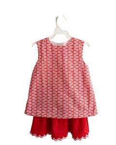 PETIT PEONY  RED    2-PIECE OUTFIT