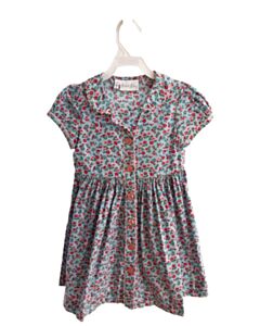 RACHEL RILEY  BLUE  FLORAL  DRESS WITH RIC RAC