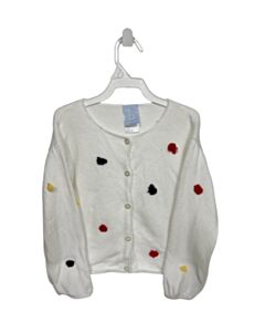 BELLA BLISS  WHITE    CARDIGAN