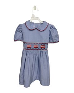 LITTLE ENGLISH BLUE GINGHAM SMOCKED DRESS