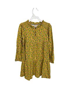 MINI BODEN  YELLOW  FLORAL  KNIT DRESS