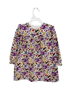 PRIM & PROPER  PURPLE  FLORAL  DRESS