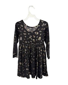 PINK CHICKEN BLACK KNIT DRESS