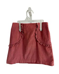BELLA BLISS PINK CORDUROY SKIRT WITH RUFFLE