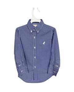THE BEAUFORT BONNET COMPANY  BLUE  GINGHAM  DRESS SHIRT