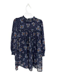 MAYORAL  BLUE SWISS DOT FLORAL  DRESS