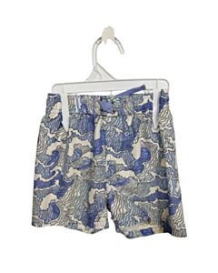 RUFFLE BUTTS  BLUE   PRINTED DESIGN SWIM TRUNKS