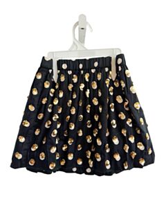 CREWCUTS  GOLD  POLKA DOT SEQUINED SKIRT WITH BUBBLE HEM