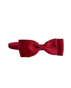 NO TAG CRIMSON HEADBAND WITH BOW