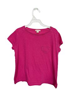 CREWCUTS PINK KNIT SS SHIRT