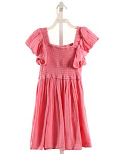 SHADE CRITTERS HOT PINK SMOCKED DRESS