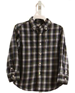 CREWCUTS  BLUE  PLAID  DRESS SHIRT