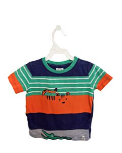 LILLY + SID BLUE STRIPED KNIT SS SHIRT