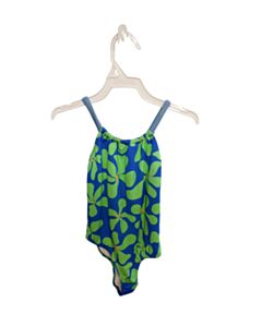 NO TAG BLUE FLORAL 1-PIECE SWIMSUIT
