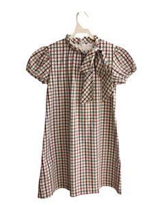 BELLA BLISS RED WINDOWPANE DRESS