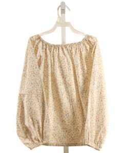 HANNAH KATE MUSTARD FLORAL SHIRT-LS