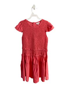 PLEAT. PINK DRESS WITH RUFFLE