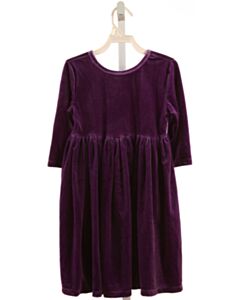 MILA & ROSE  PURPLE VELVET  KNIT DRESS