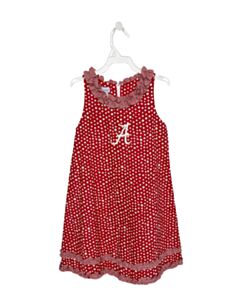 VIVE LA FETE RED POLKA DOT DRESS WITH RUFFLE