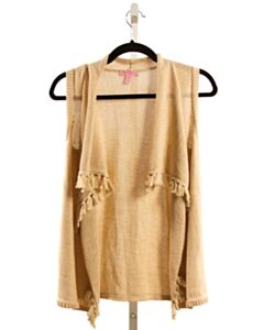 LILLY PULITZER  GOLD  CARDIGAN