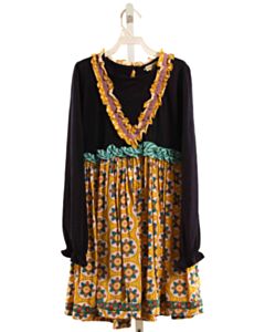 MATILDA JANE YELLOW FLORAL KNIT DRESS